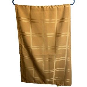 Vintage Gold Retro Mustard Mid Century Tablecloth For Card Table